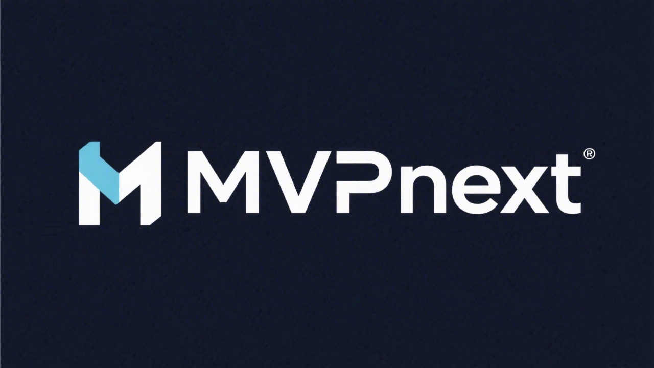 Minimalist logo for MVP SMM Czech Growth Lab with simple geometric letter mark and clean sans-serif wordmark, designed for modern business identity